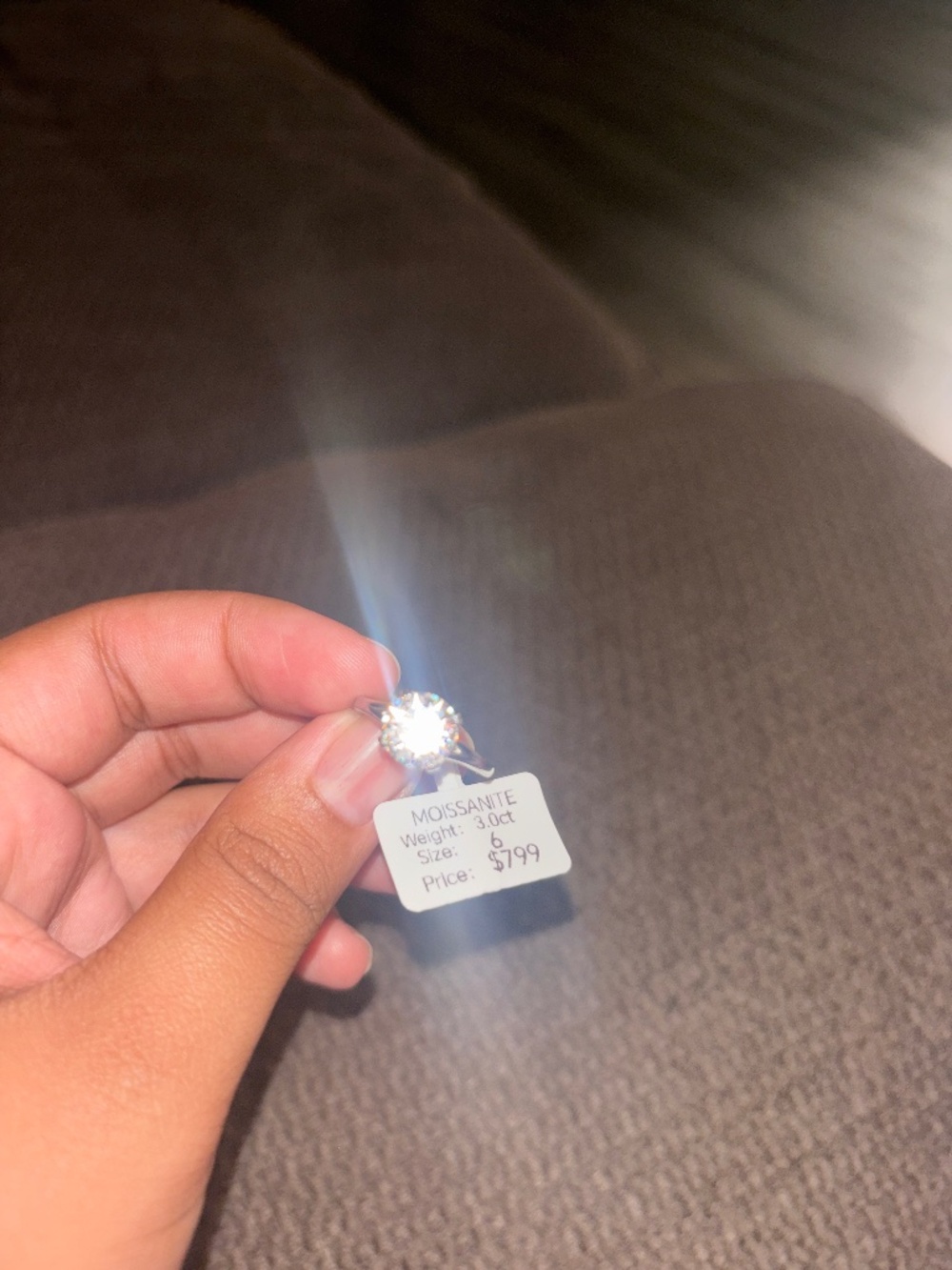 Moissanite Ring
